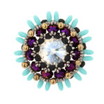 PERPLEXED ring / brooch beading tutorial