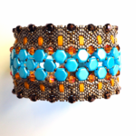 COBBLE TILES bracelet beading tutorial