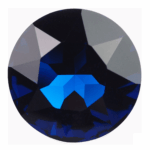 27 mm round glass cabochon Dark Blue Montana x 1 pc(s)