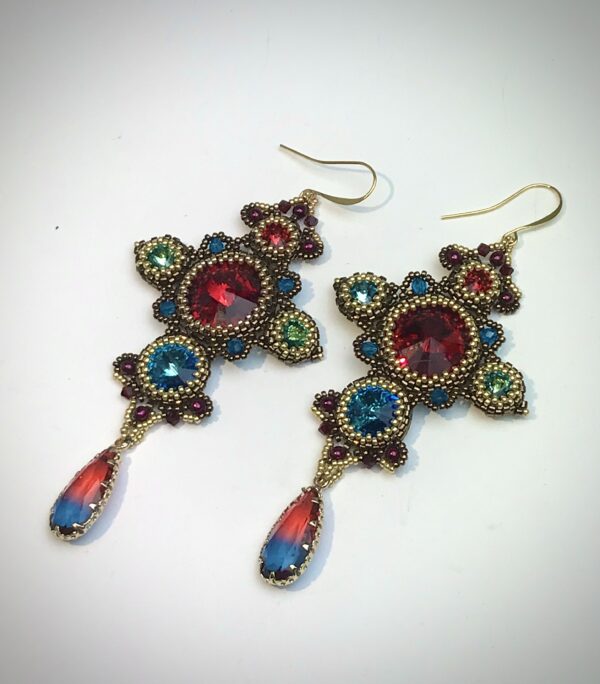 ALINA earrings beading tutorial