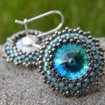 FORGET-ME-NOT earrings beading tutorial