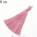 8 cm tassel imitation silk French Rose x 1 pc