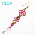 Tilda earrings jewelry making kit