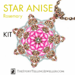 Star Anise pendant jewelry making kit and free tutorial - "Rosemary"