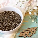 15/0 Miyuki Seed Beads nr. 457 Metallic Dark Bronze x 5 g
