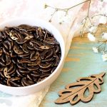 3x10 mm 2-hole Crescent beads Dark Bronze x 10 g