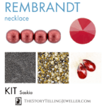 Rembrandt necklace jewelry making kit - "Saskia"
