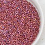 Miyuki Delica 11/0 beads nr. 1016 Metallic Rhubarb Luster x 5 g