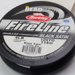 Fireline Black Satin 0.12 mm / 4LB - 125 yard / 114.3 m