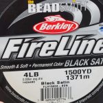 Fireline Black Satin 0.12 mm / 4 LB - 1500 yard / 1371.6 m