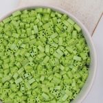 Miyuki Half Tila nr.416FR Opaque Chartreuse Matted AB x 5 g