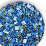 Miyuki Tila beads nr. 4518 Picasso Opaque Cobalt x 5 g