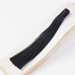 12 cm tassel cotton and silk mix Black x 2 pc(s)