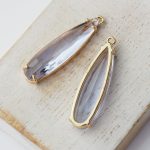 8×32 mm Drop in metal setting Violet x 2 pc(s)