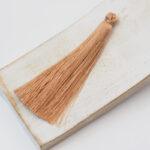 6.5 cm tassel imitiation silk Peach x 1 pc