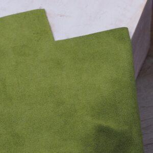 10x23 cm Ultrasuede® ST (Soft) for bead embroidery Light Olive Green x 1 pc