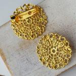 25x25 mm brooch gold x 1 pc(s)