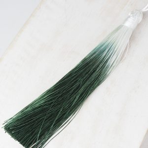 13 cm tassel imitation silk Ombré Dark Green 1 x pc(s)