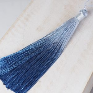 13 cm tassel imitation silk Ombré Night Blue 1 x pc(s)