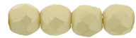 3 mm fire polished round beads Powdery - Beige x 100 pc(s)