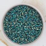 2.5 x 6 mm Mini Dagger beads Persian Picasso Bronze Picasso x 10 g