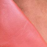 20 x 10 cm Leather sheets for embroidery Red Brown x 1 pc