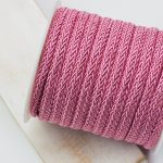 7x4 mm decorative cord French Rose x 0.5 m