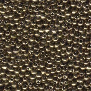 Miyuki Drop 3.4 mm beads nr. 457 Metallic Bronze x 5 g
