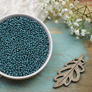 Miyuki seed beads 11/0 beads nr. 4217 Duracoat Galvanized Seafoam x 5 g