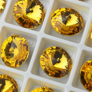 16 mm round glass cabochon Sunflower x 1 pc(s)