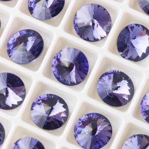 8 mm round glass cabochon Light Purple Velvet x 1 pc(s)