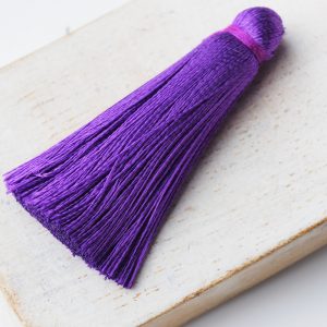 4 cm tassel imitation silk Magic Purple x 1 pc(s)