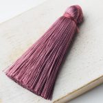 4 cm tassel imitation silk Malve x 1 pc(s)