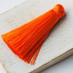 4 cm tassel imitation silk Orange x 1 pc(s)