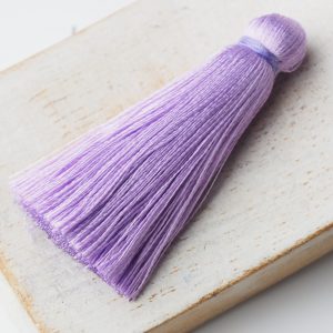 4 cm tassel imitation silk Purple x 1 pc(s)