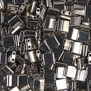 Miyuki Tila beads nr. 190 Nickel Plated x 5 g