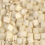 Miyuki Tila beads nr. 2021 Matte cream x 5 g