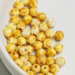 4 mm fire-polished beads T03000 Opaque White - Picasso x 60 pc(s)