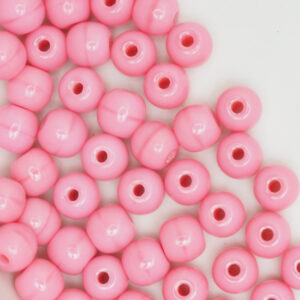 4 mm round glass pearls Pink - Coral x 60 pc(s)