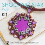 SHOOTING STAR pendant jewelry making kit - "Vega"