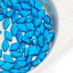 5x8 mm Gemduo Metalust - Matte - Turquoise x 10 g