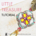 LITTLE TREASURE earrings beading tutorial