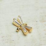 7x11 mm gold Connector Dragonfly x 2 pc(s)