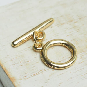 13x19.5 mm gold O-T Clasp Smooth x 1 pc(s)