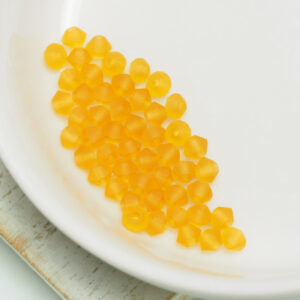 3 mm Preciosa bicone beads Topaz Matt x 50 pc(s)