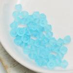 4 mm Preciosa bicone beads Aqua Bohemica Matt x 50 pc(s)