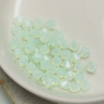 4 mm Preciosa bicone beads Chrysolite Opal x 50 pc(s)