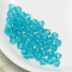 4 mm Preciosa bicone beads Indicolite Matt x 50 pc(s)