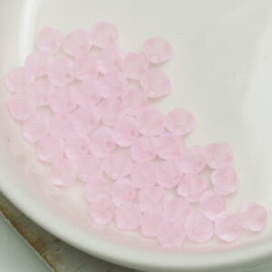 4 mm Preciosa bicone beads Pink Sapphire Matt x 50 pc(s)