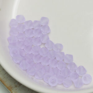 4 mm Preciosa bicone beads Violet Matt x 50 pc(s)